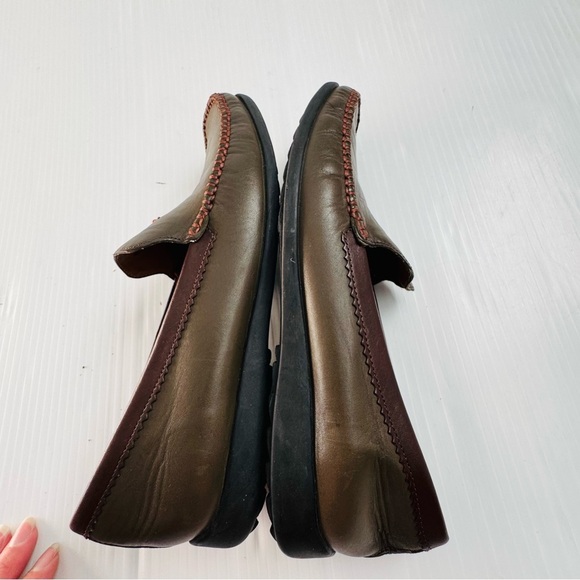 H.S. Trask & Co. Green Leather Loafers - Picture 7 of 11